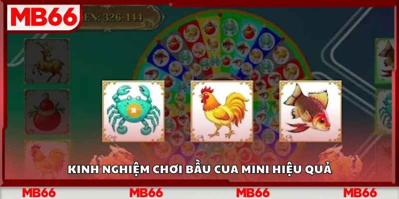Chia sẻ kinh nghiệm chơi bầu cua mini hiệu quả