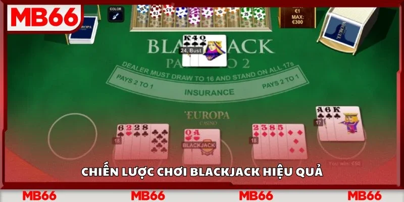 Chiến lược chơi blackjack hiệu quả