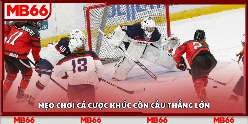 Mẹo chơi cá cược khúc côn cầu thắng lớn