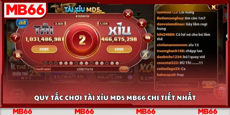 Quy tắc chơi Tài Xỉu MD5 Mb66 chi tiết nhất